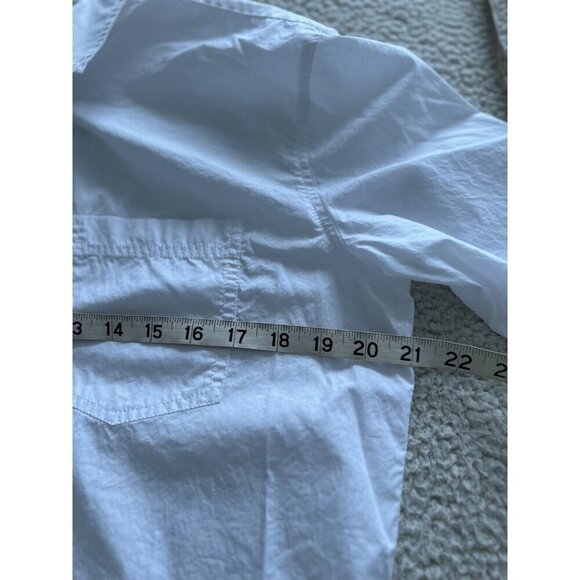 J Crew Garcon Classic Shirt in Cotton Poplin Womens White Size 2 BY715 - Picture 9 of 11